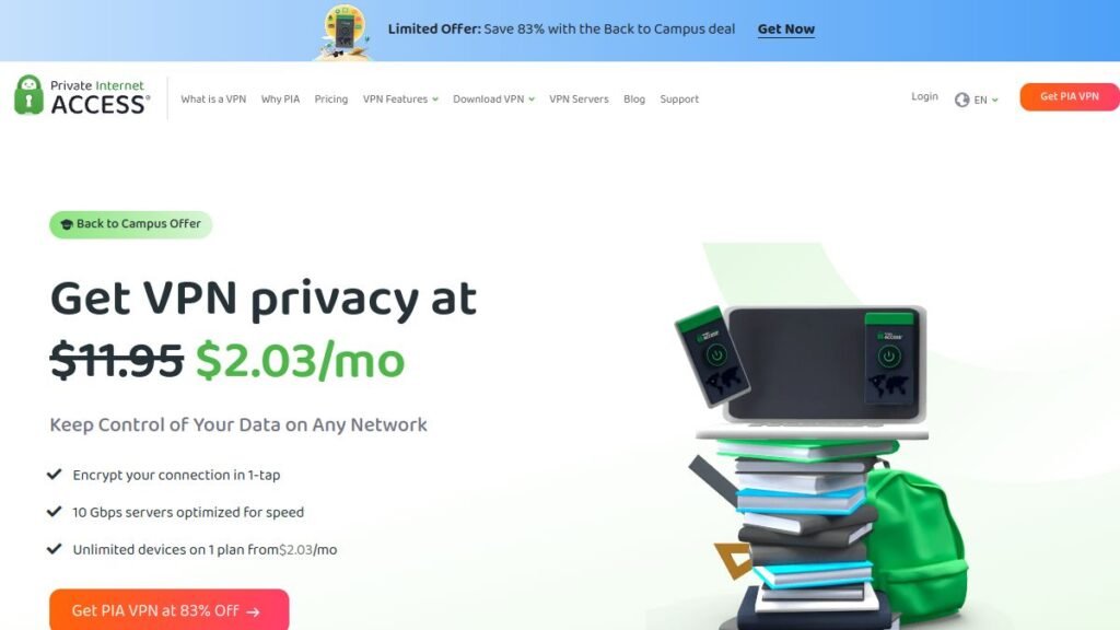 Private Internet Access — Best for Customization and Torrenting