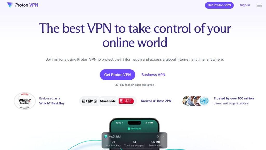 Proton VPN — Best VPN for Privacy and Free Use