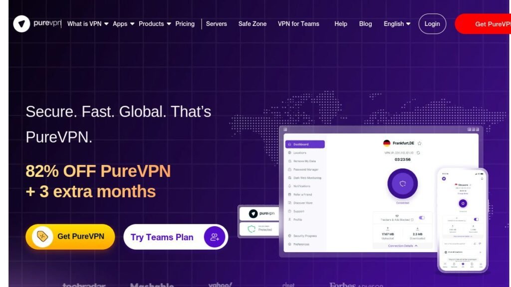 PureVPN — Best for Broad Platform Coverage