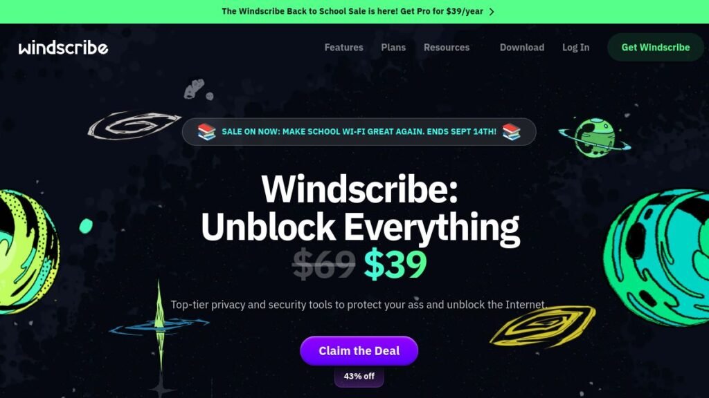 Windscribe — Best Flexible Free VPN